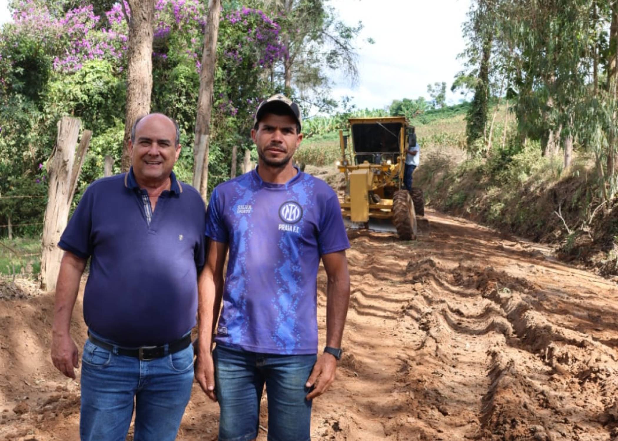 PATROLAMENTO NAS ESTRADAS DO CÓRREGO DA PRAIA!